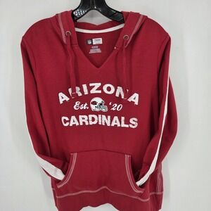 Arizona Cardinals NFL Team Apparel Hoodie Womens XL/XG Football V-Neck